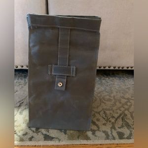 New wax fabric lunch or small tote bag